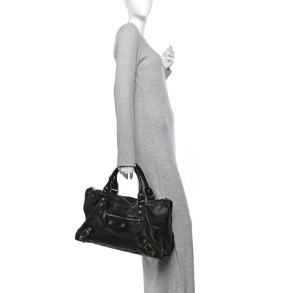 Balenciaga Agneau Giant 21 Rose Gold Hardware Work Black 3 of 11