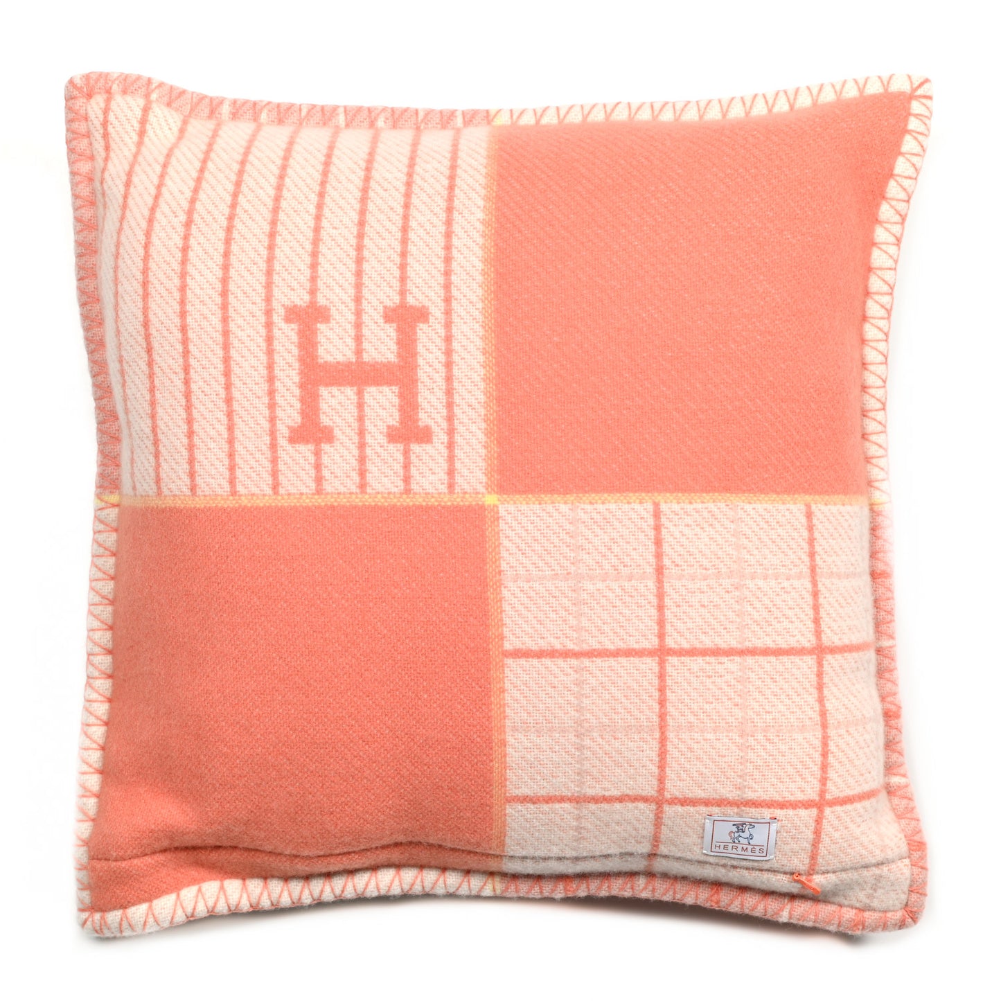 Wool Cashmere Avalon Cabriole Pillow Melon