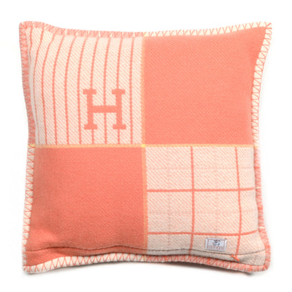 Hermes Wool Cashmere Avalon Cabriole Pillow Melon 3 of 5