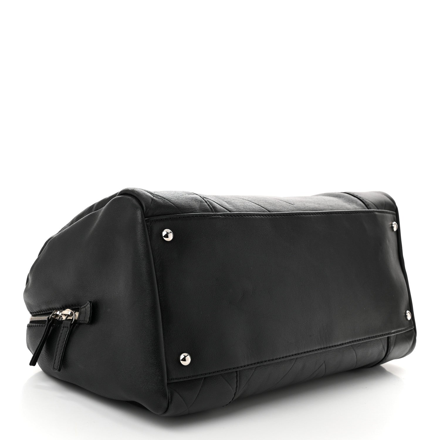 Chanel Calfskin CC Chevron All Day Long Boston Black 4 of 10