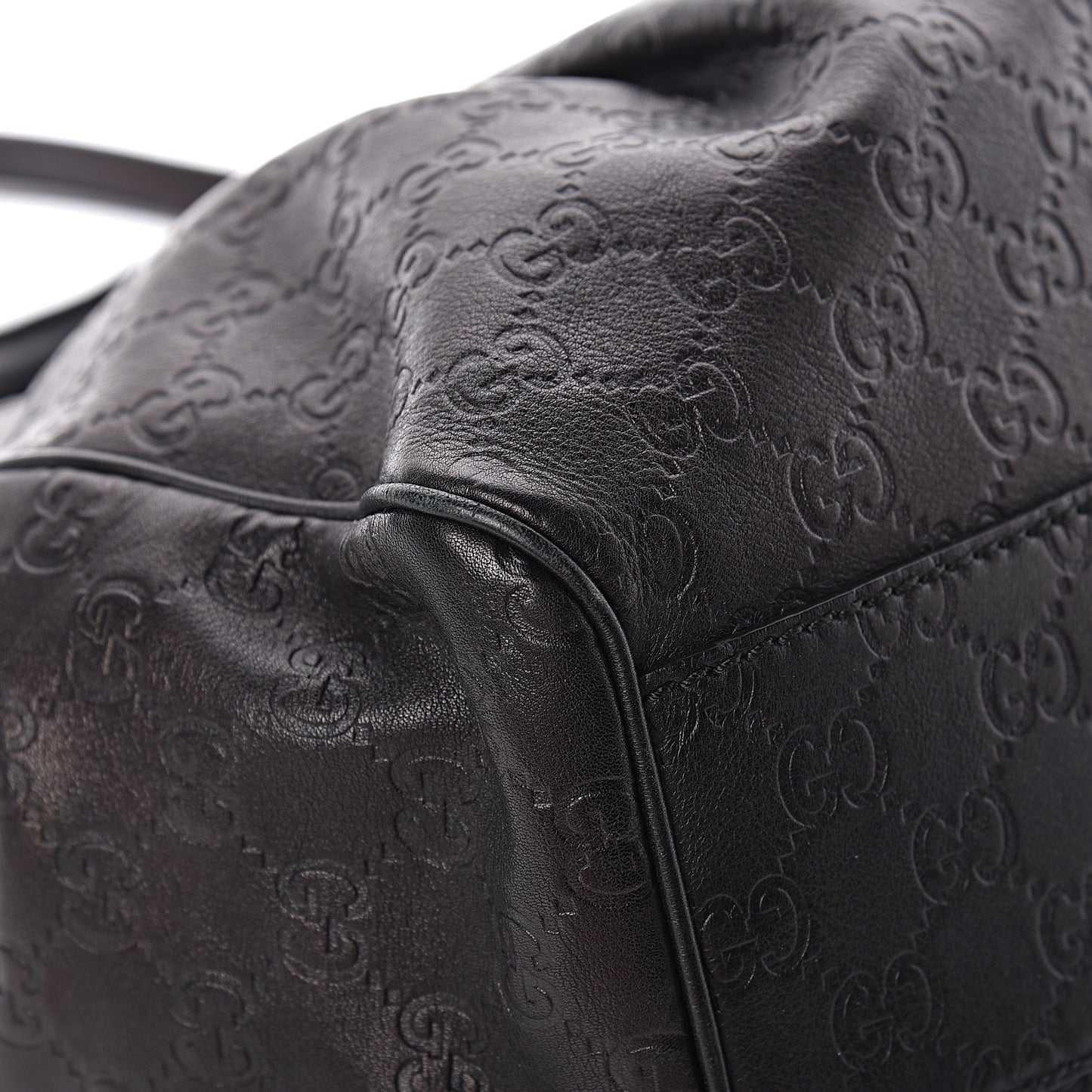 Guccissima Medium Sukey Tote Black