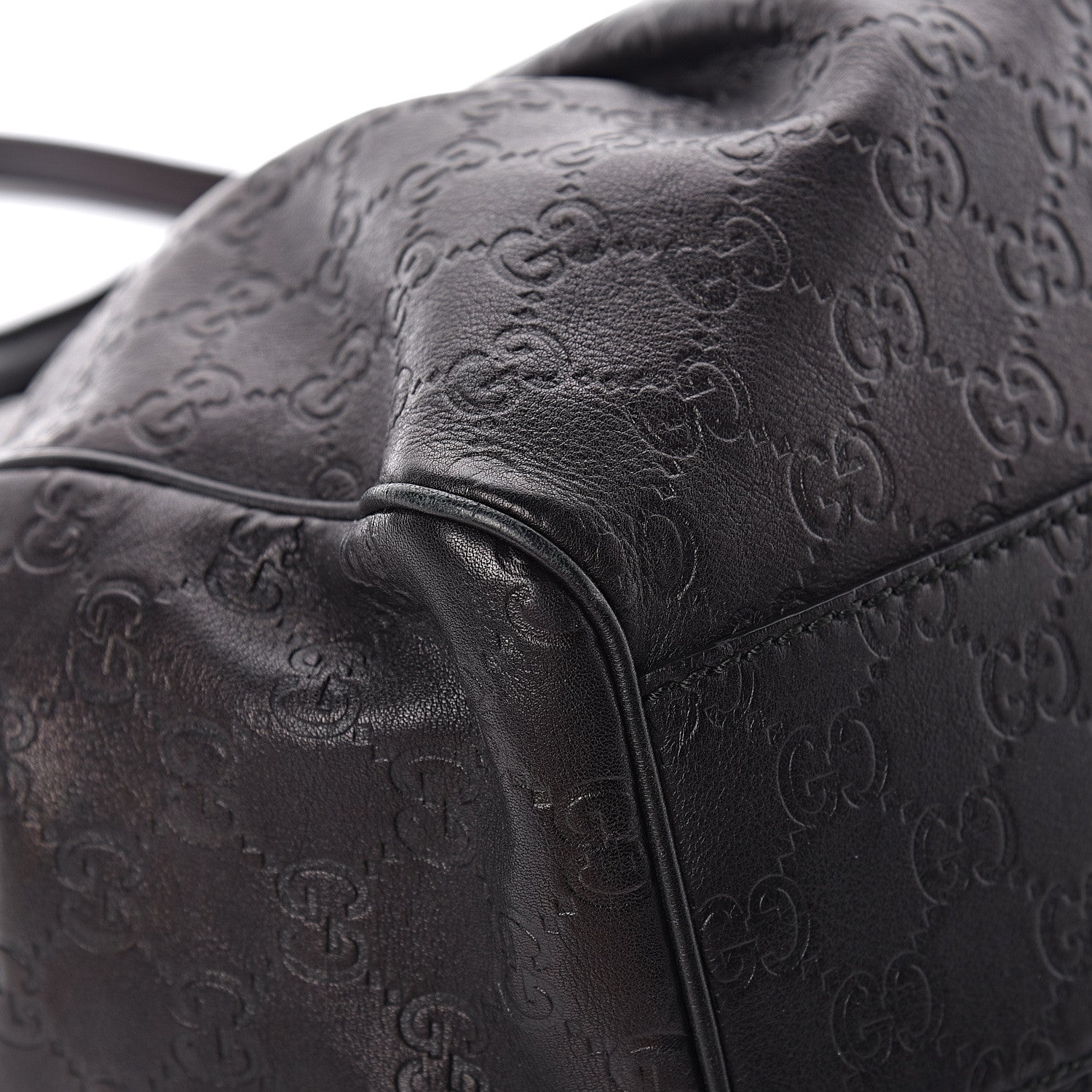 Gucci Guccissima Medium Sukey Tote Black 10 of 12