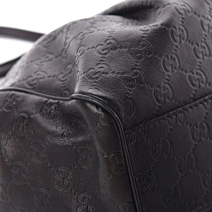 Gucci Guccissima Medium Sukey Tote Black 10 of 12