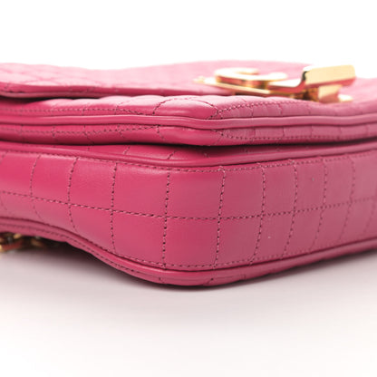 Celine Calfskin Quilted Small C Bag Pink 10 of 13