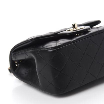 Chanel Lambskin Quilted Mini Square Flap Black 6 of 10