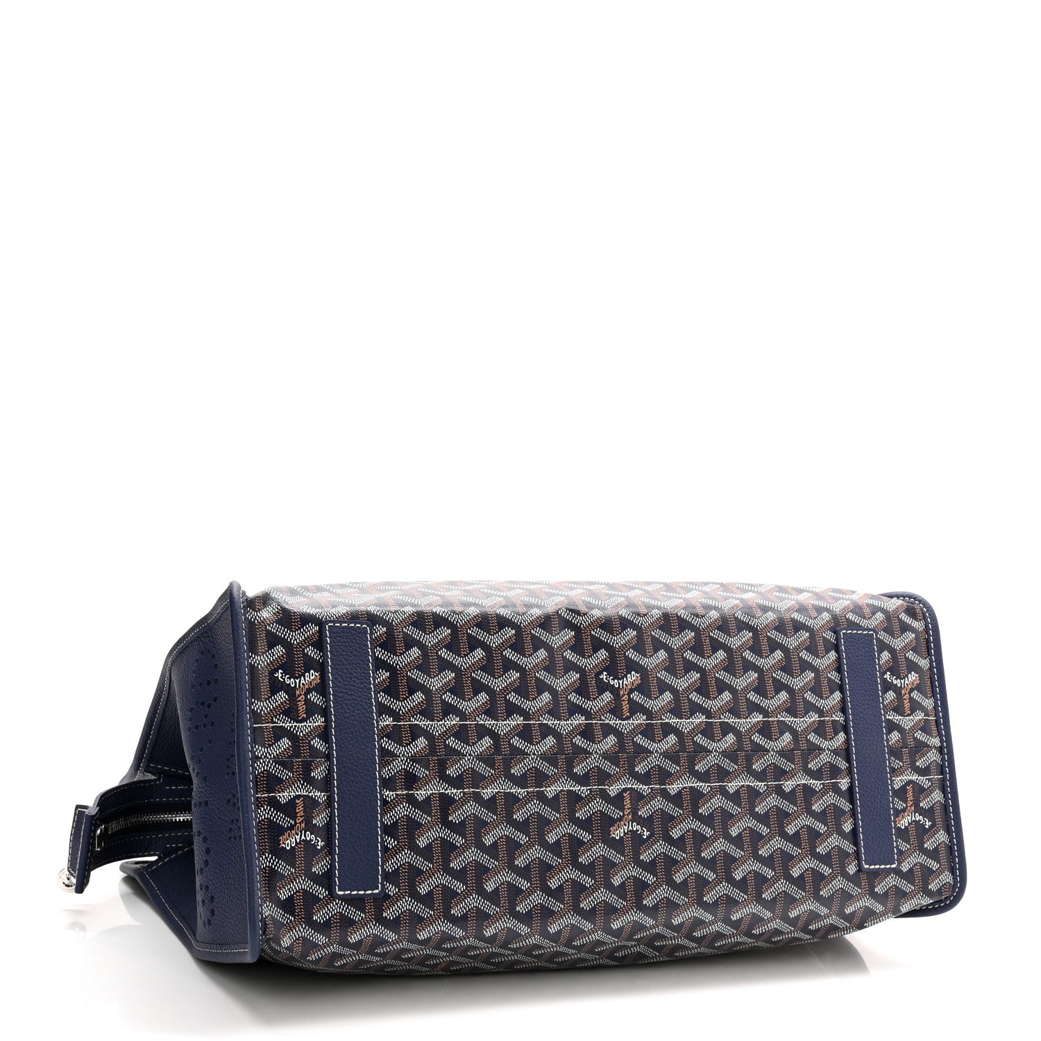 Goyard Goyardine Sac Hardy Pet Carrier PM Navy 4 of 11