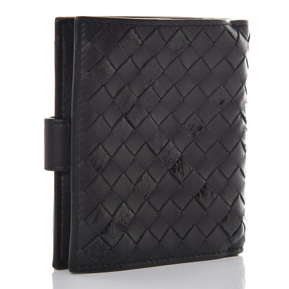 Bottega Veneta Nappa Ayers Intrecciato Mini Wallet Black 3 of 9