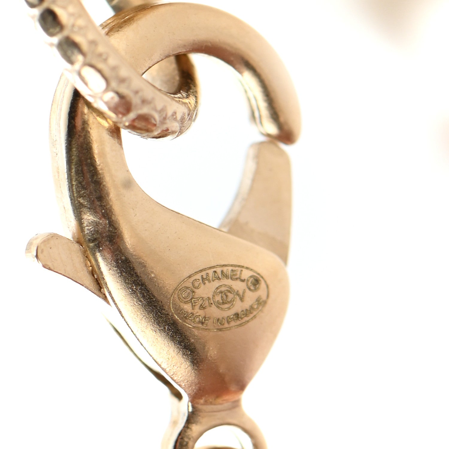 Chanel Pearl CC 100th Anniversary Necklace Light Gold 7 of 7