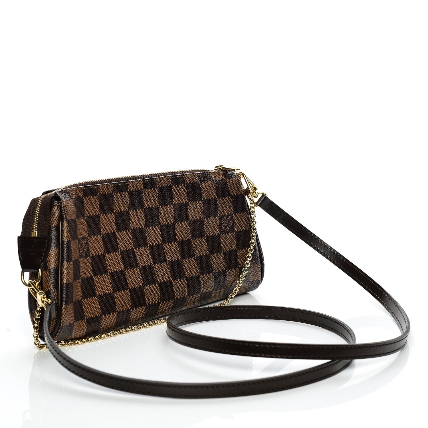 Louis Vuitton Damier Ebene Eva Clutch 3 of 6