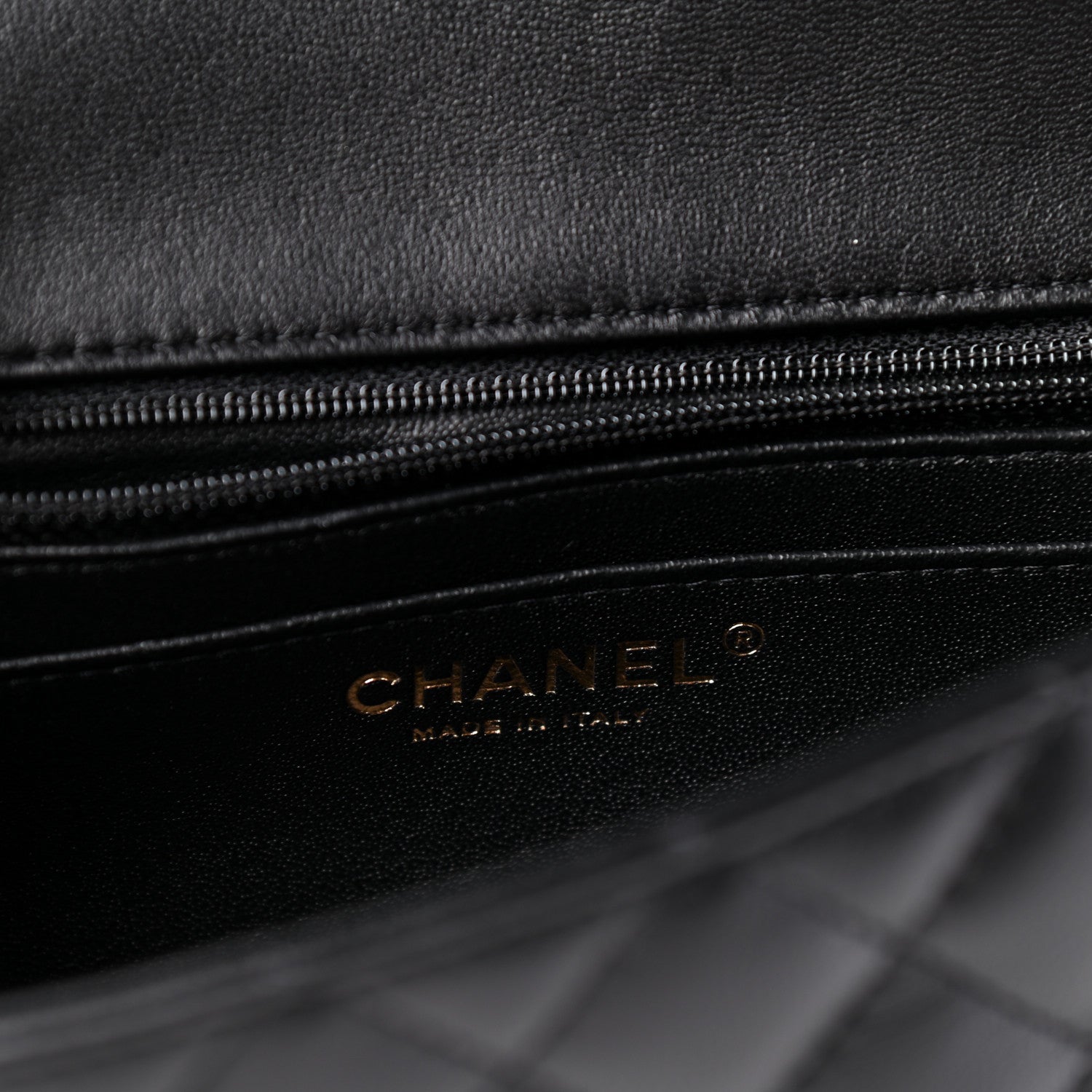 Chanel Lambskin Quilted Mini Rectangular Flap Black 6 of 11