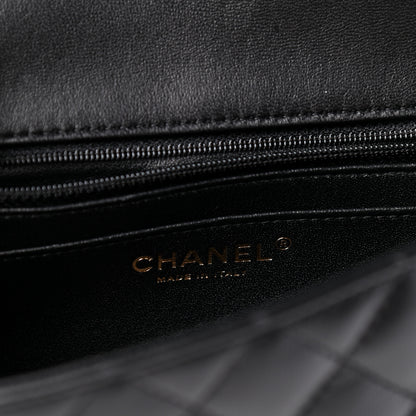 Chanel Lambskin Quilted Mini Rectangular Flap Black 6 of 11