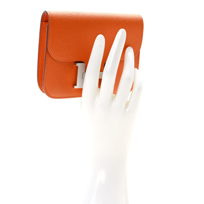 Hermes Epsom Constance Slim Wallet Abricot 3 of 7