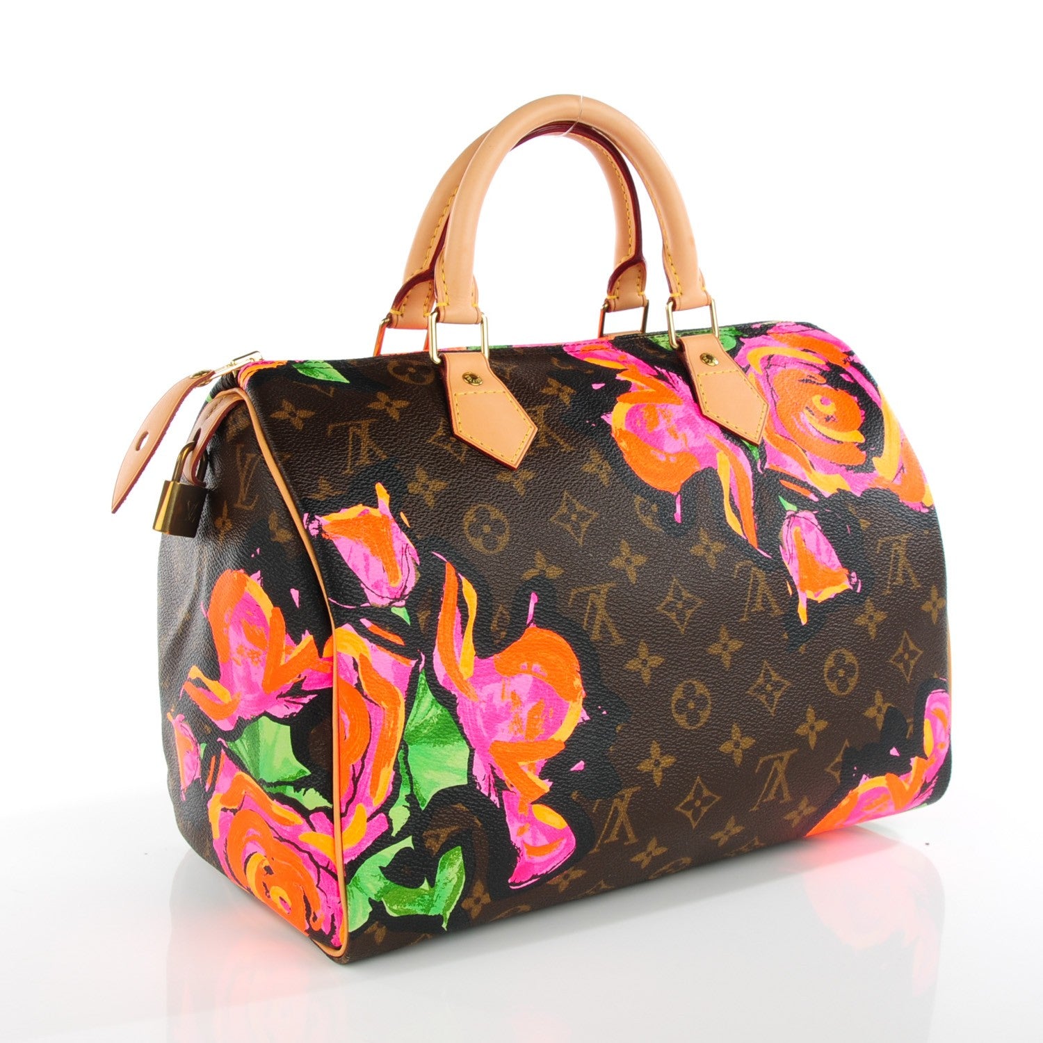 Louis Vuitton Monogram Roses Speedy 30 3 of 7