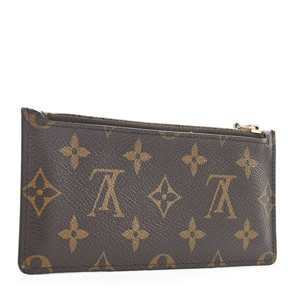Louis Vuitton Monogram Felicie Chain Wallet Zippered Insert Rose Ballerine 3 of 6
