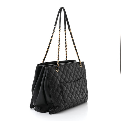 Chanel Lambskin Quilted Coco Vintage Tote Black 3 of 13