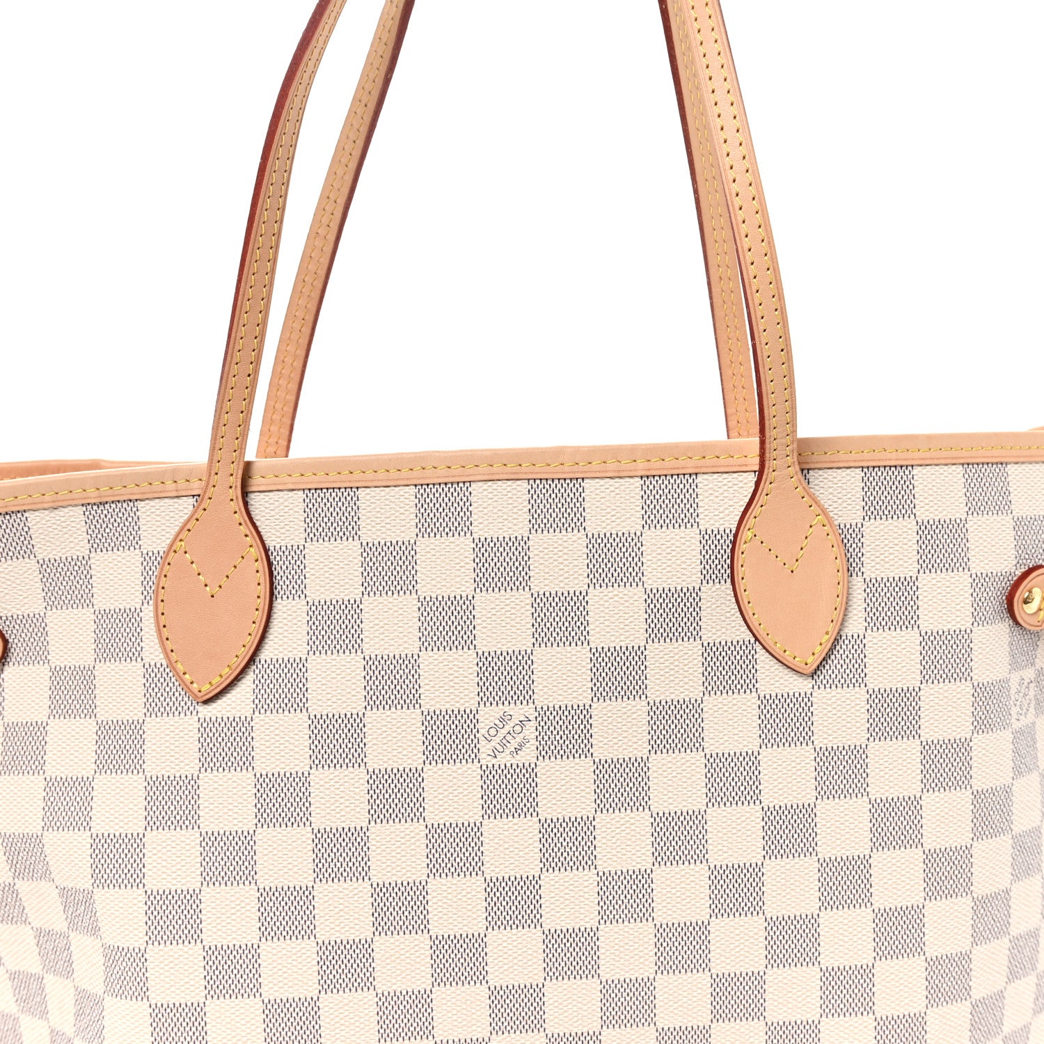 Louis Vuitton Damier Azur Neo Neverfull MM Rose Ballerine 8 of 11