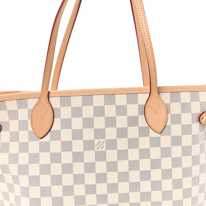 Louis Vuitton Damier Azur Neo Neverfull MM Rose Ballerine 8 of 11