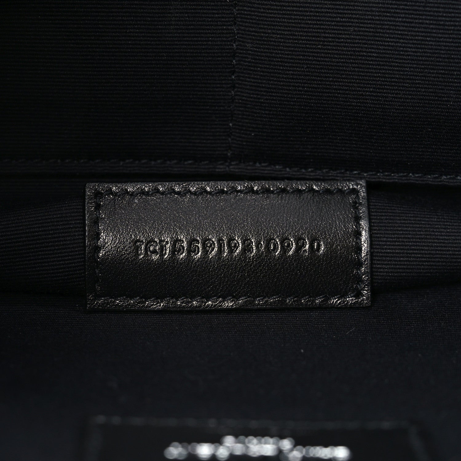 Saint Laurent Calfskin Matelasse Monogram Cassandre Tablet Pouch Black 8 of 8
