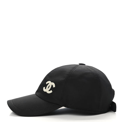 Chanel Cotton CC Cap Hat Black 4 of 9