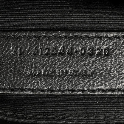 Saint Laurent Calfskin Matelasse Monogram Lou Camera Bag Black 7 of 17