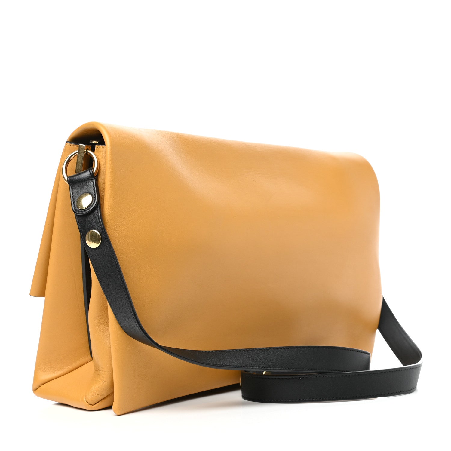 Celine Smooth Calfskin Blade Flap Amber 3 of 9