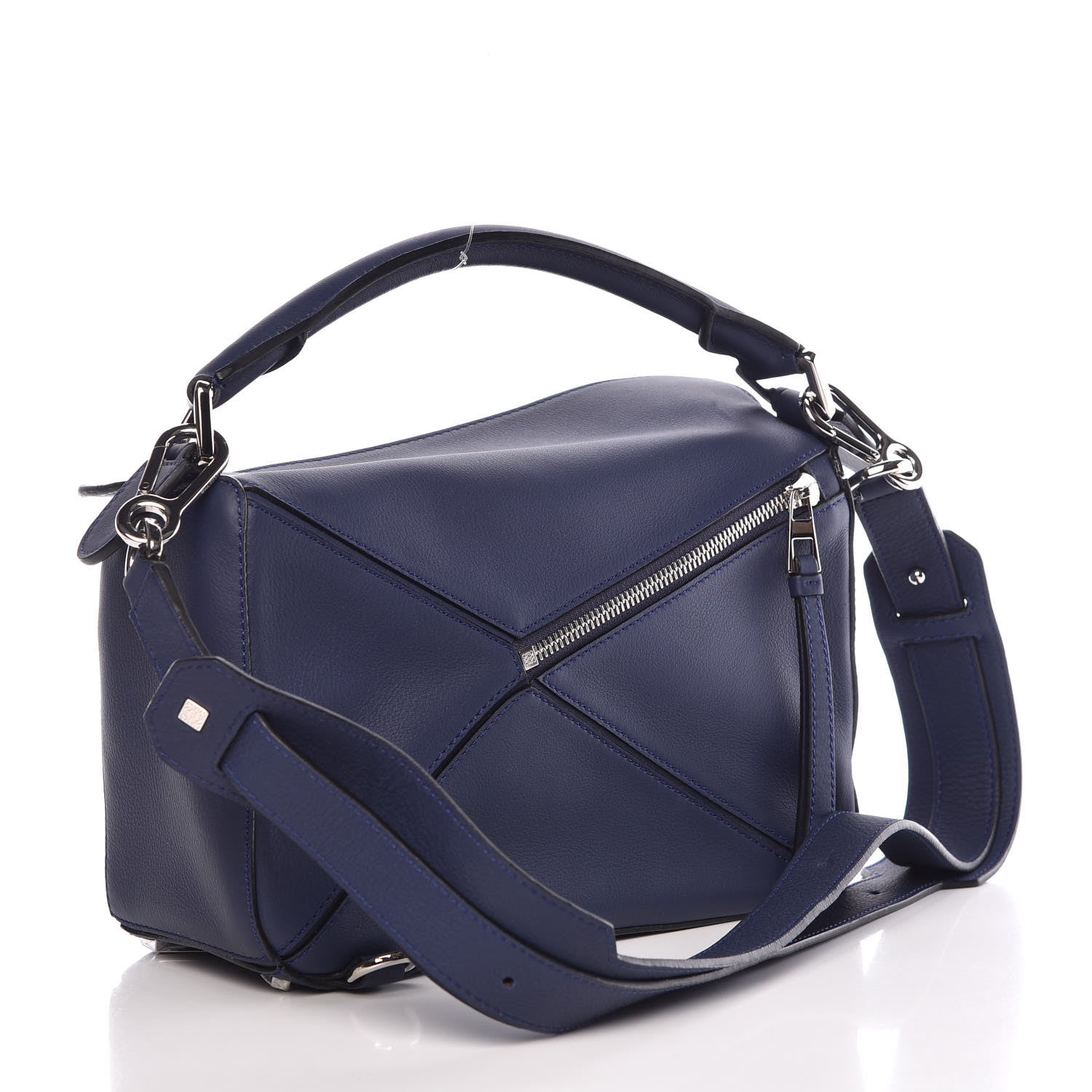 Loewe Calfskin Small Puzzle Bag Marine 3 of 7