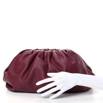 Bottega Veneta Smooth Butter Calf The Pouch Oversized Clutch Bordeaux 2 of 9