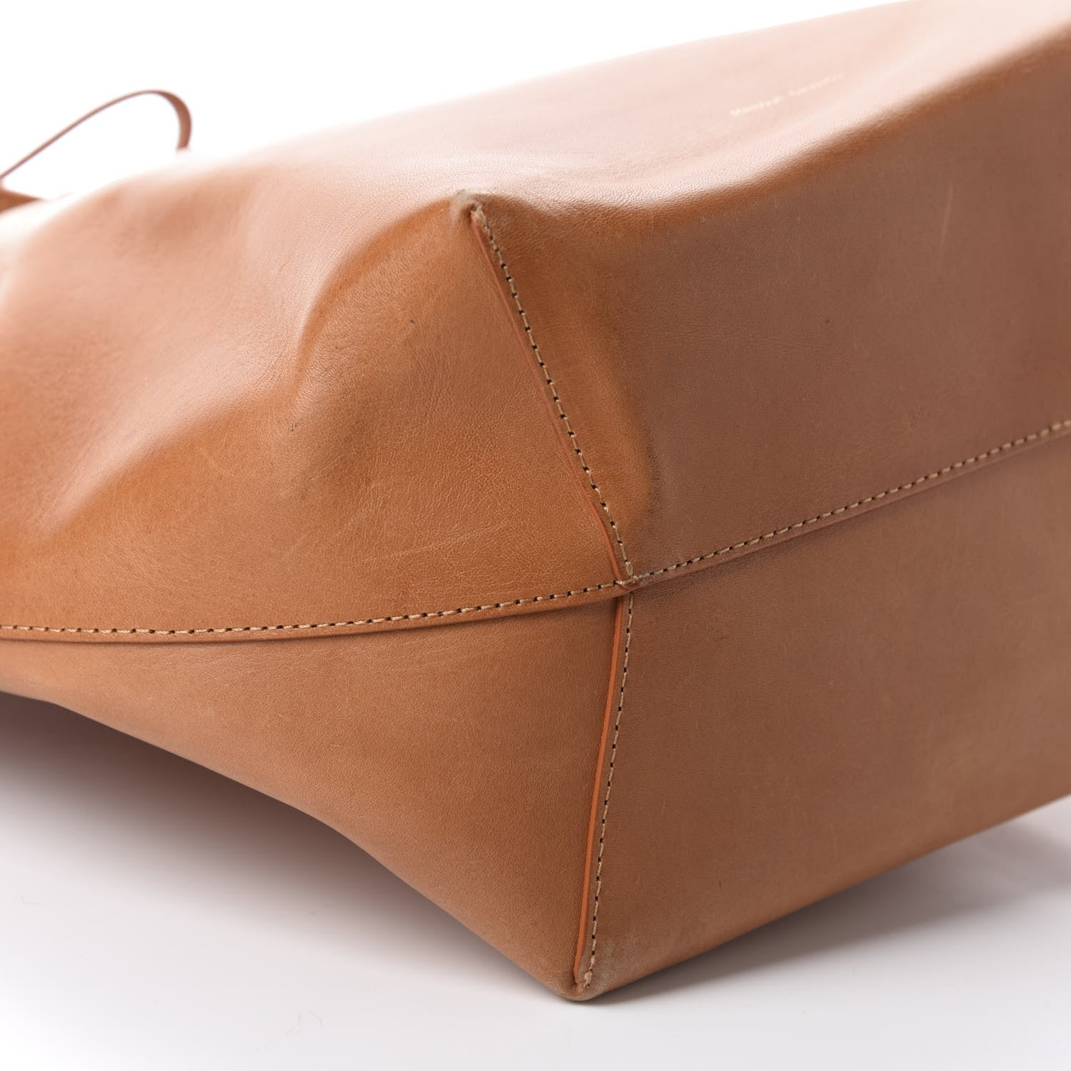 Mansur Gavriel Vegetable Tanned Calfskin Bucket Bag Cammello Rosa 6 of 16