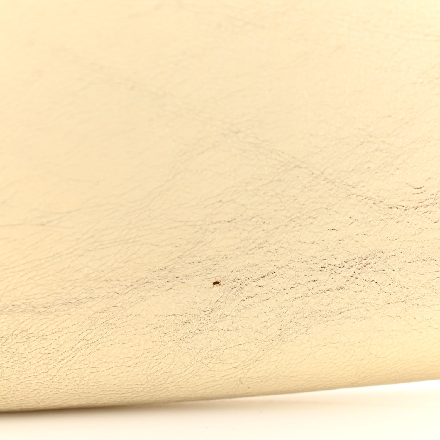 Saint Laurent Metallic Textured Calfskin Monogram Large Belle De Jour Clutch Gold 8 of 9