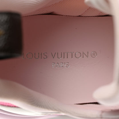 Louis Vuitton Calfskin Technical Nylon LV Archlight Sneaker 37.5 White Pink 6 of 10