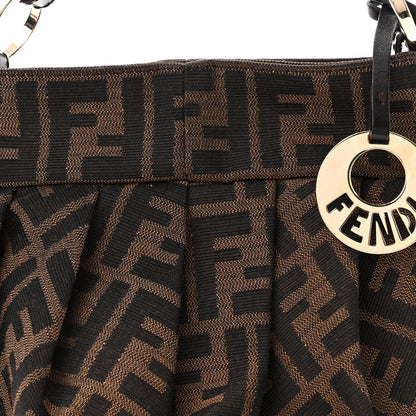 Fendi Zucca Mini Chef Hobo Tobacco 8 of 10