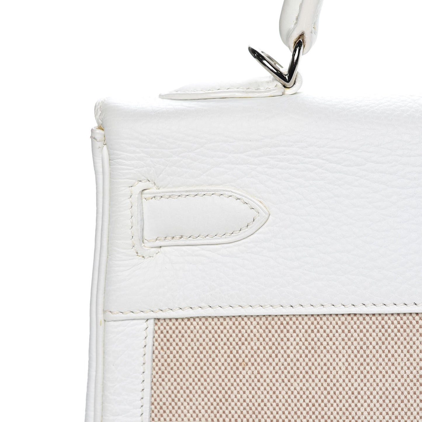 Taurillon Clemence Toile Kelly Retourne 32 White