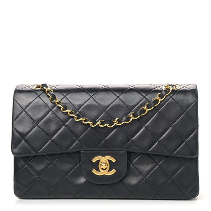 Chanel Lambskin Quilted Small Double Flap Black 1 of 5