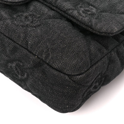 Chanel Denim Quilted Medium Funky Town Flap Black 11 of 12