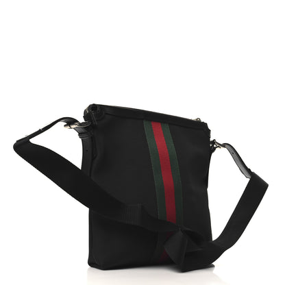 Gucci Techno Canvas Web Messenger Bag Black 3 of 10