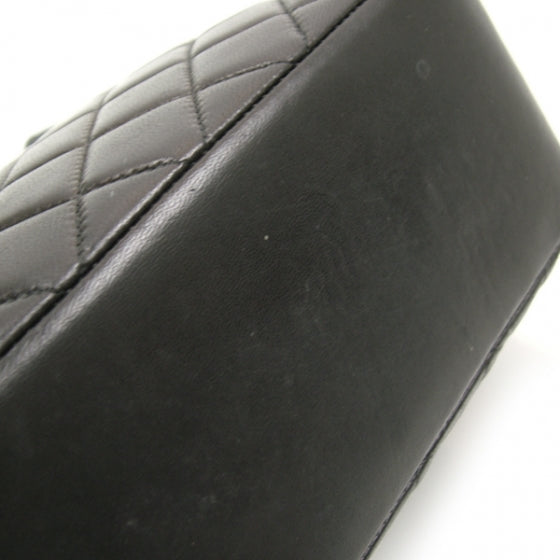 Lambskin Small Camera Case Black