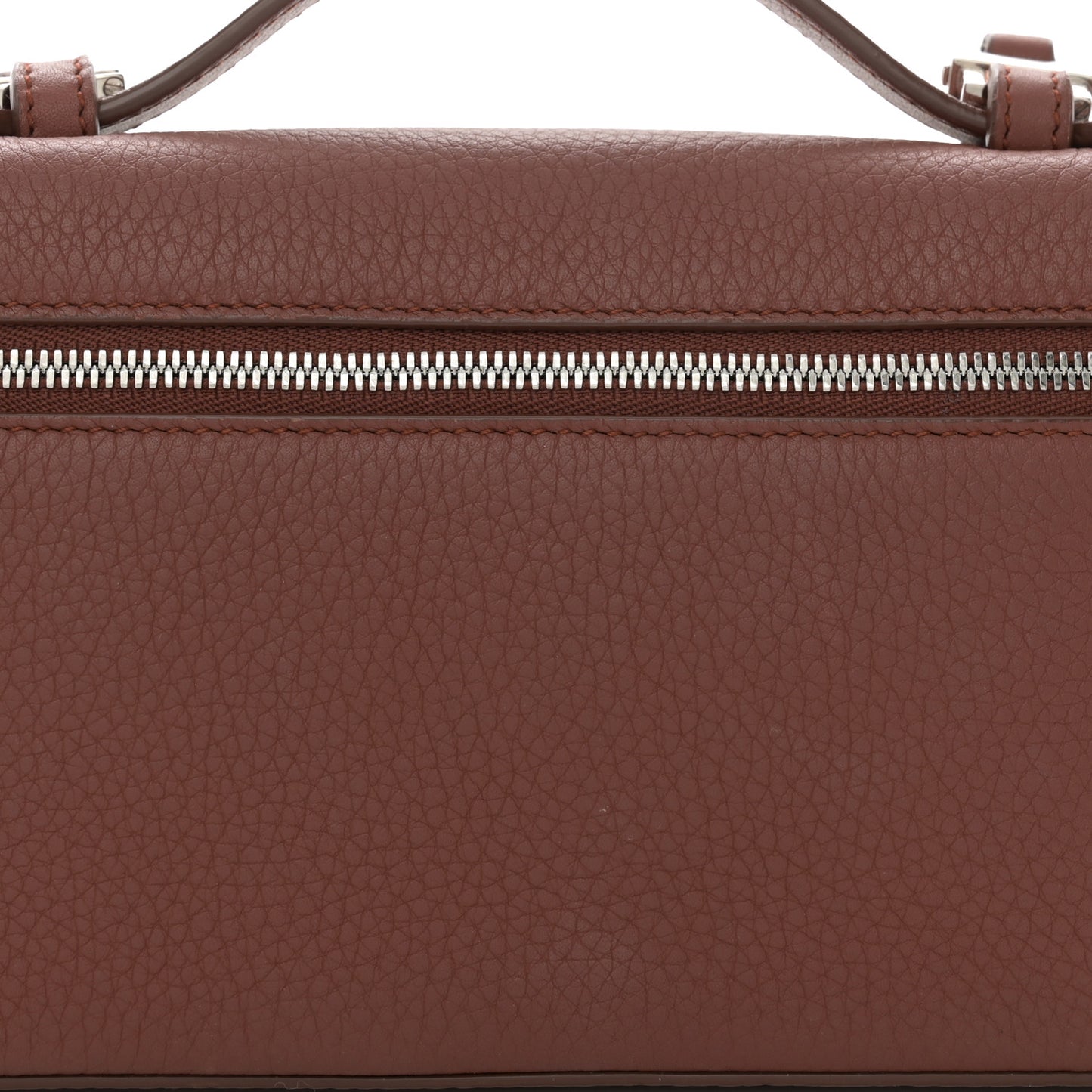 Grained Calfskin L19 Extra Pocket Pouch Kummel