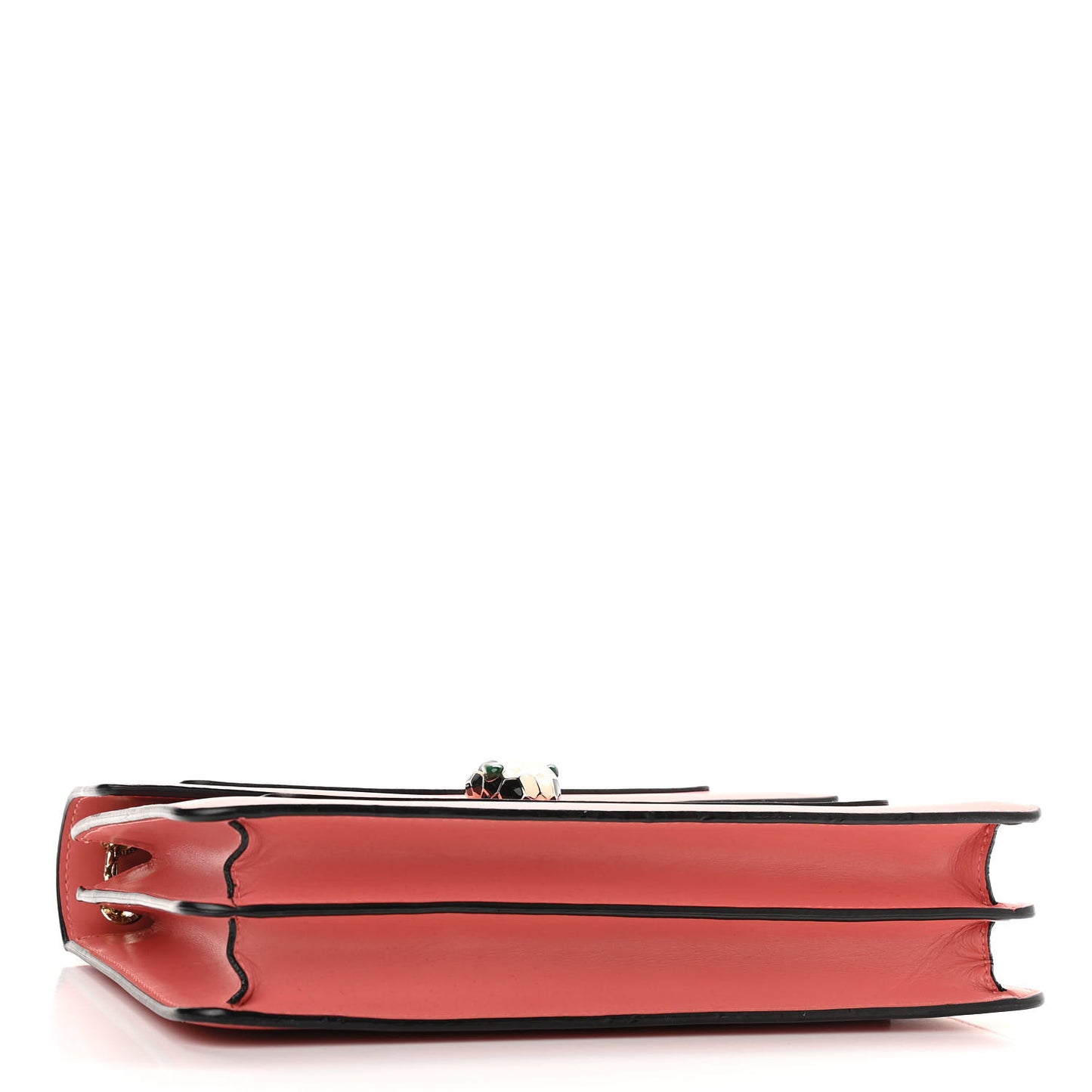 Calfskin Serpenti Forever Shoulder Bag Coral