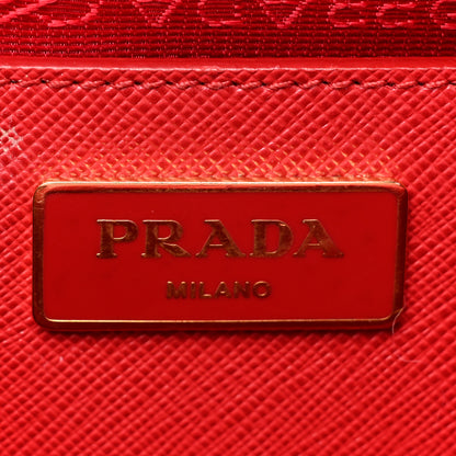 Prada Saffiano Lux Parabole Tote Fuoco 8 of 19