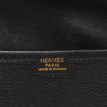 Hermes Turillon Clemence Jige Elan 29 Clutch Black 6 of 7