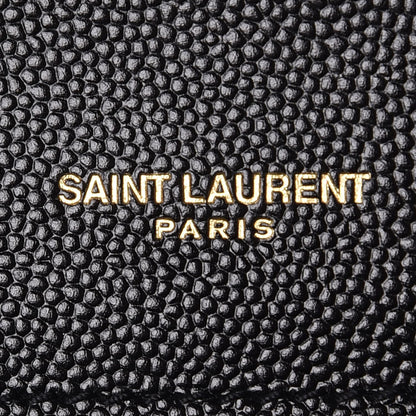 Saint Laurent Grain De Poudre Small Monogram Kate Satchel Black 7 of 8