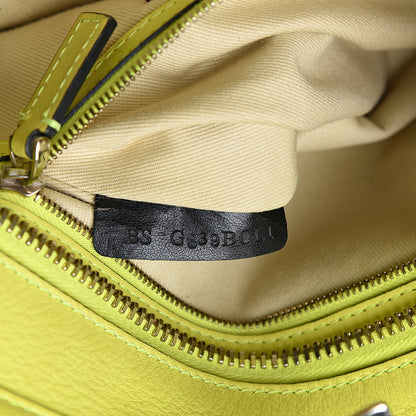 Valentino Garavani Vitello Rockstud Double Handle Tote Yellow Fluo 6 of 20