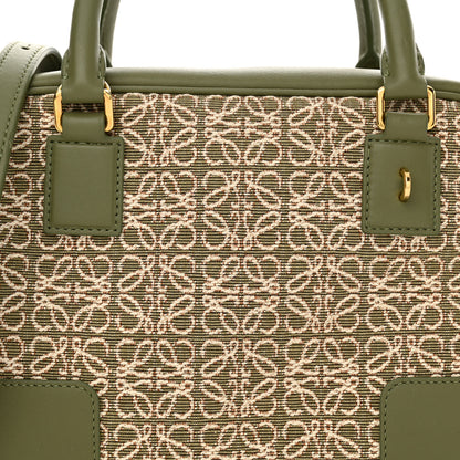 Loewe Jacquard Anagram Calfskin Amazona 19 Avocado Green 7 of 9