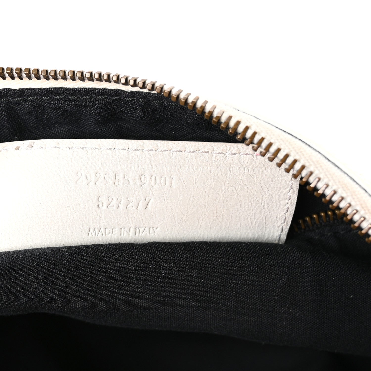 Balenciaga Agneau Classic Hardware Flat Handle Clutch White 8 of 12