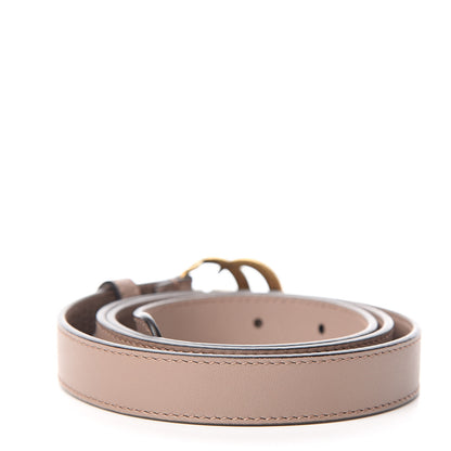 Gucci Calfskin Double G 20mm Belt 90 36 Porcelain Rose 3 of 6