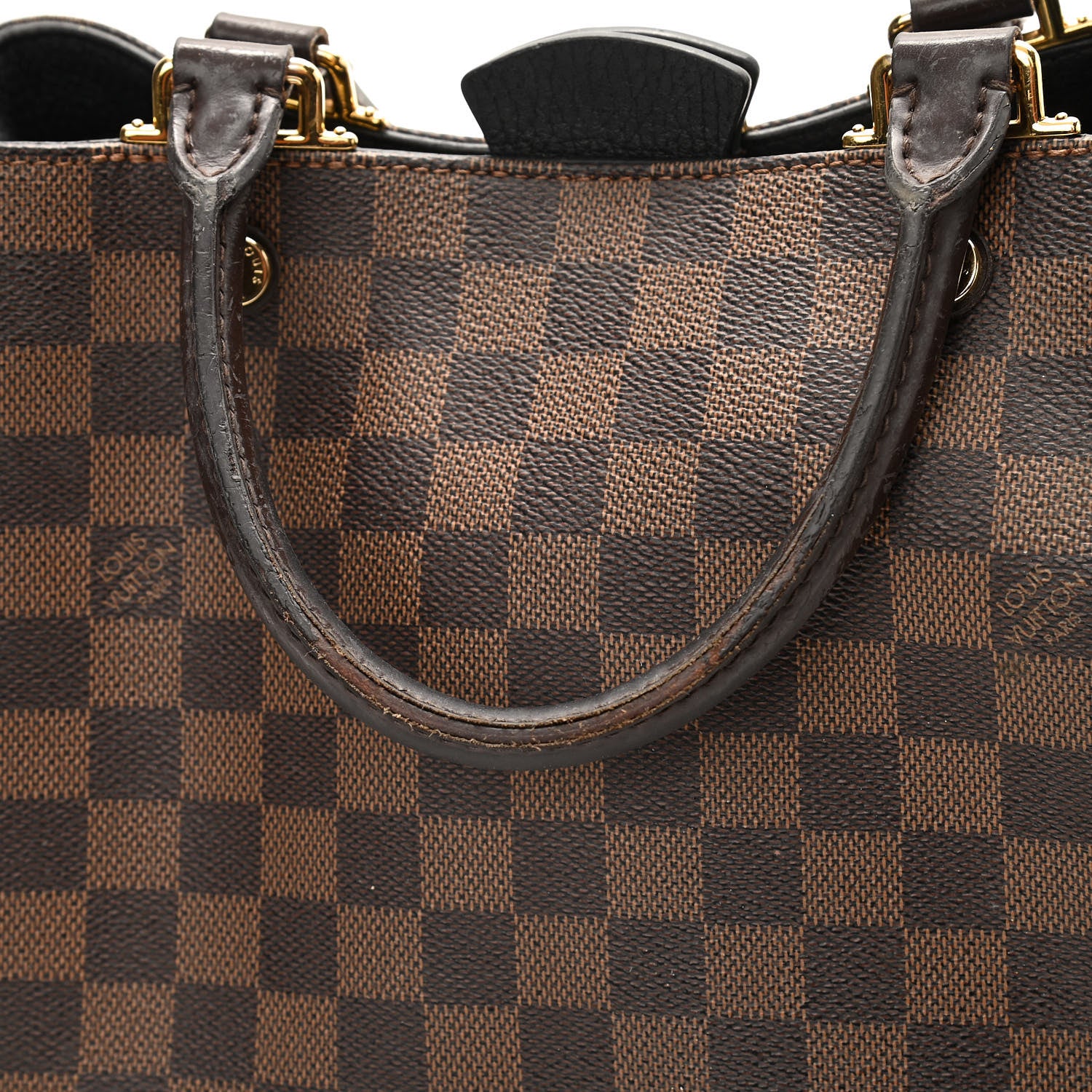 Louis Vuitton Damier Ebene Cuir Taurillon Brittany Black 15 of 16