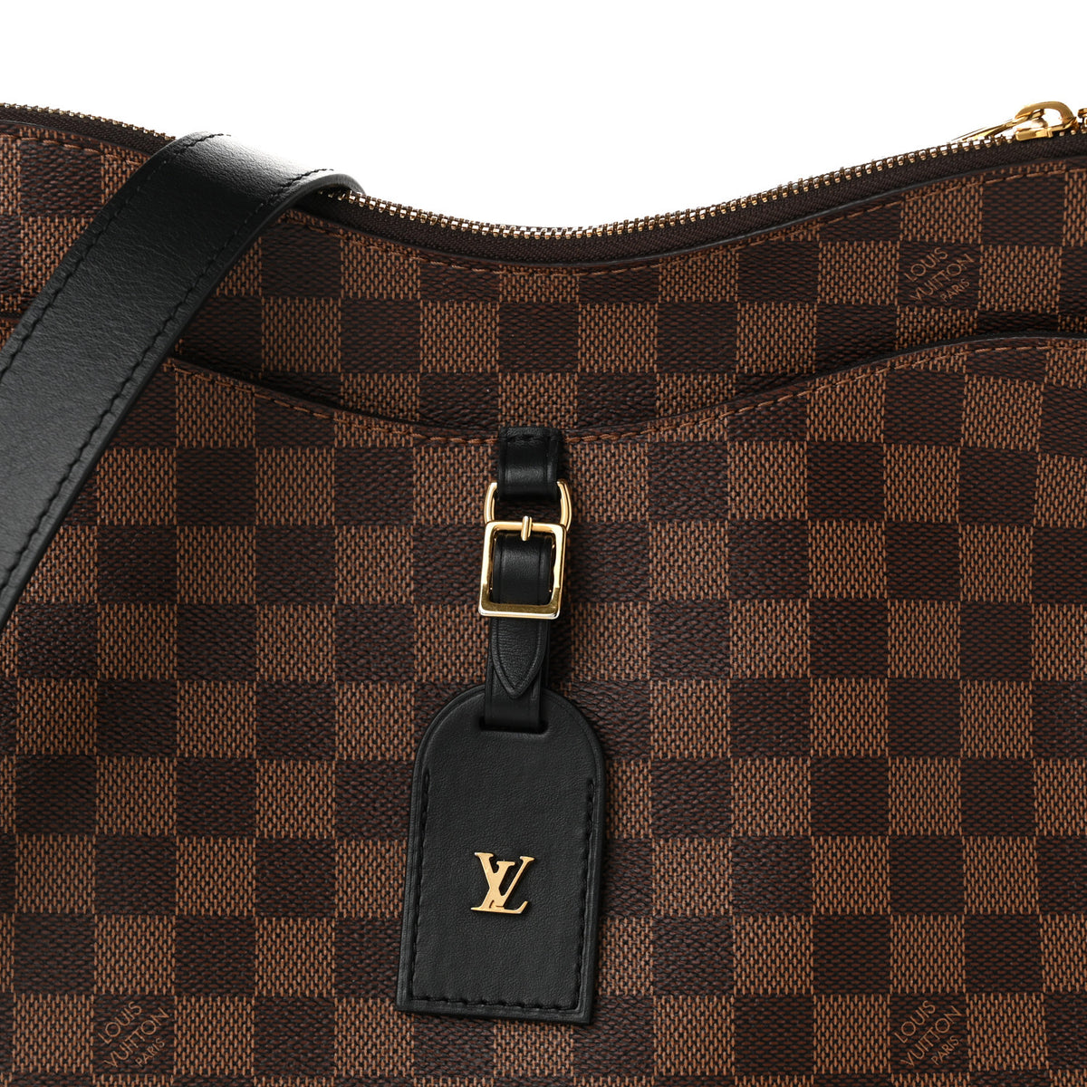 Louis Vuitton Damier Ebene Odeon MM Black 7 of 10