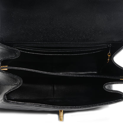 Chanel Caviar Flap Shoulder Bag Black 5 of 9
