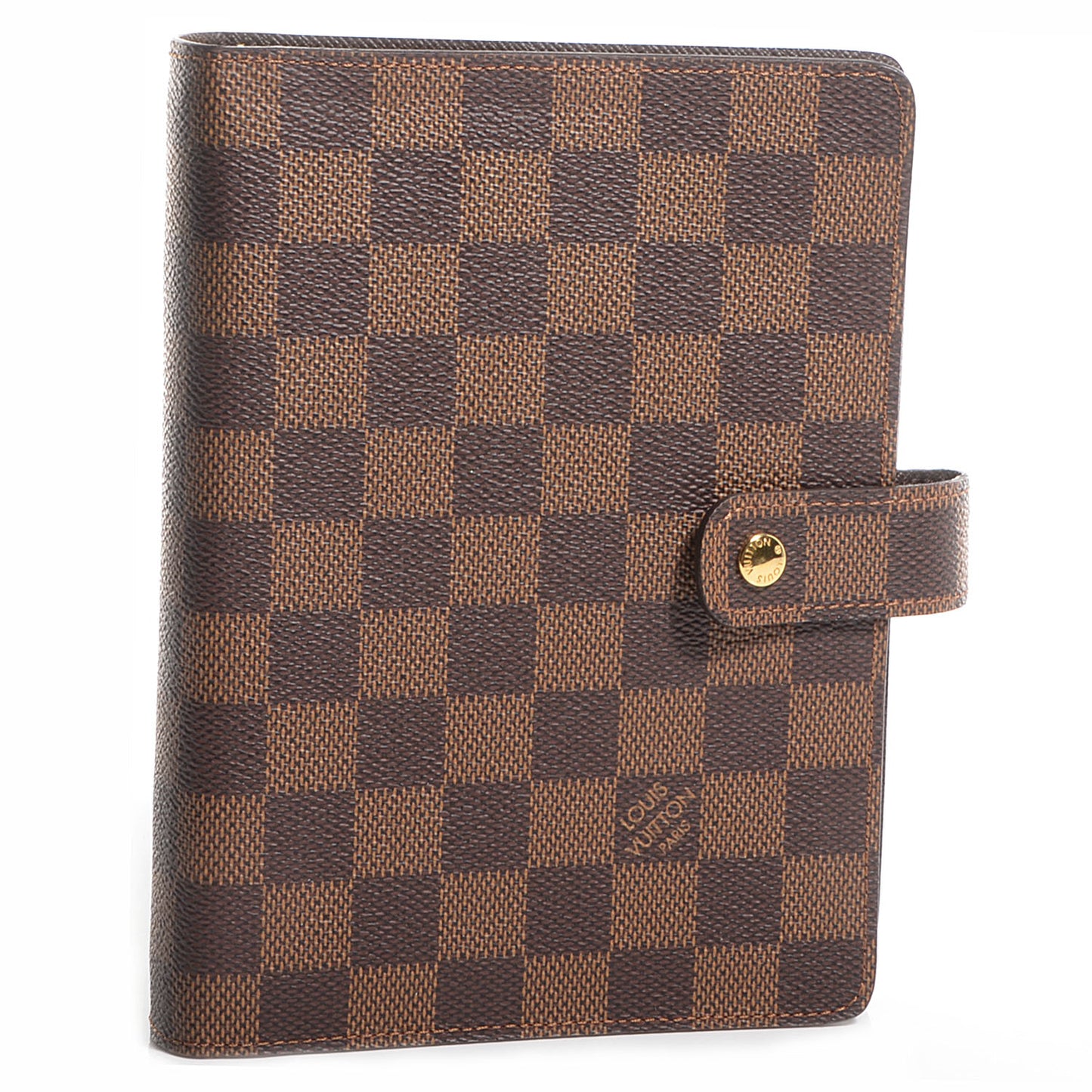 Damier Ebene Medium Ring Agenda Cover