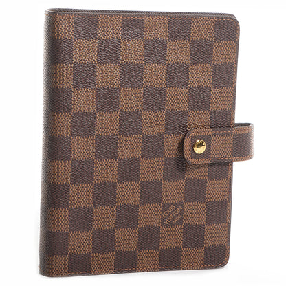 Louis Vuitton Damier Ebene Medium Ring Agenda Cover 1 of 7